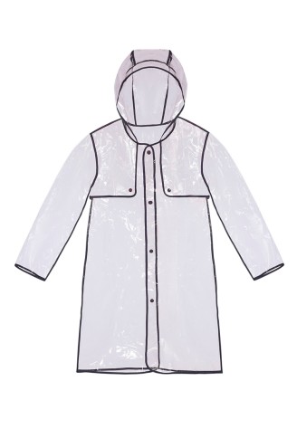 Дождевик с черной окантовкой