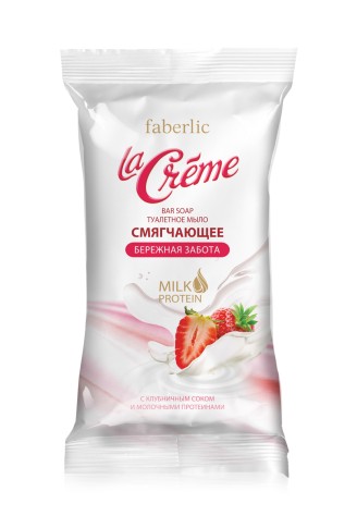 Туалетное мыло смягчающее «Бережная забота» La Creme