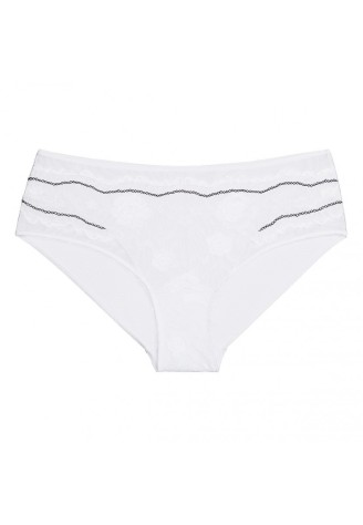 Трусы с завышенной талией «Белла», цвет белый