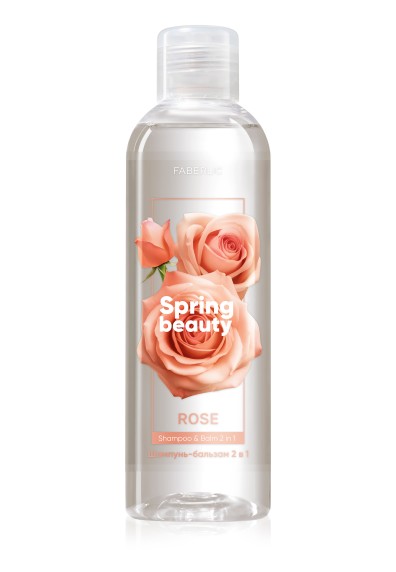 Шампунь-бальзам 2 в 1 «Роза» Spring Beauty