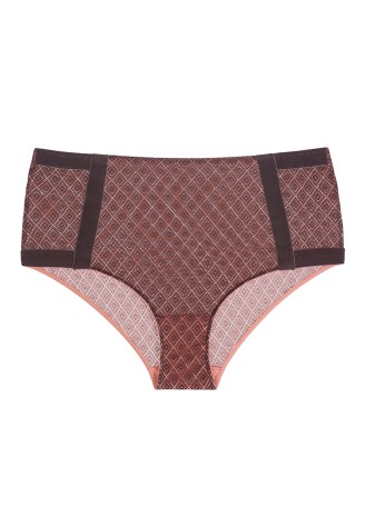 Трусы с завышенной талией «Орли», цвет какао