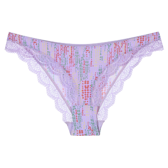Трусы слипы CHANTILLE, цвет сиреневый с принтом