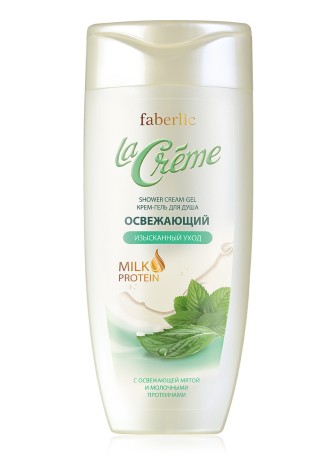 Крем-гель для душа освежающий «Изысканный уход»