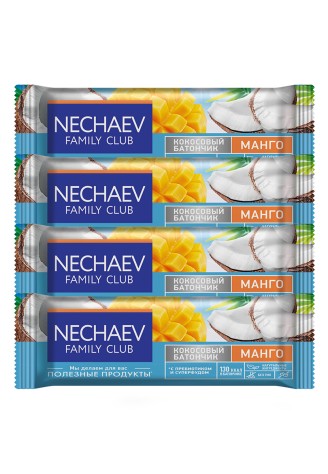 Батончик кокосовый «Манго», 4 шт.