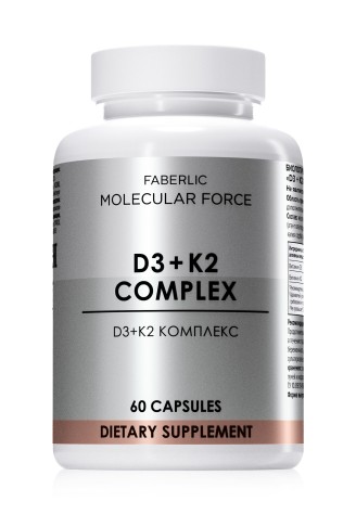 Биологически активная добавка к пище «Комплекс D3 + K2» Molecular Force
