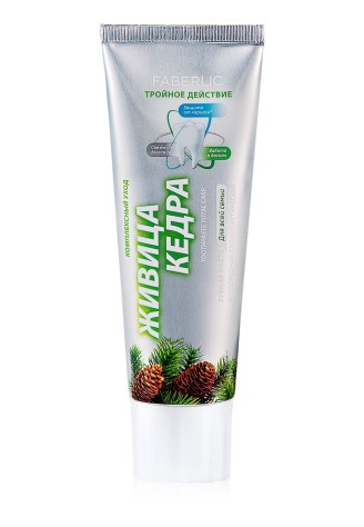 Зубная паста кислородная профилактическая «Живица кедра»