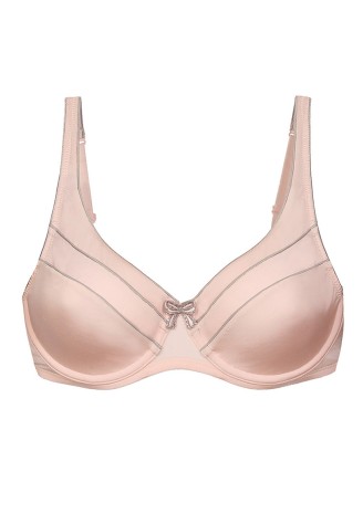 Бюстгальтер на косточках «Дива», цвет розовый