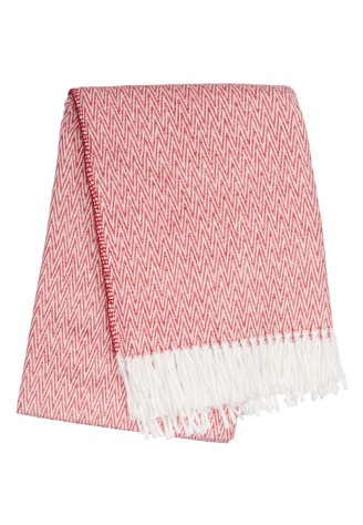 Плед, цвет красный