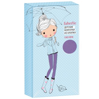 Колготки детские SD114, плотность 100 den, цвет лиловый