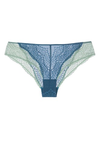 Трусы-слипы «Дантель» изумрудные