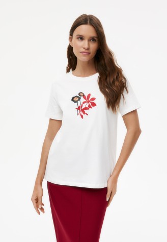 Футболка с цветочным принтом «Экзотик»