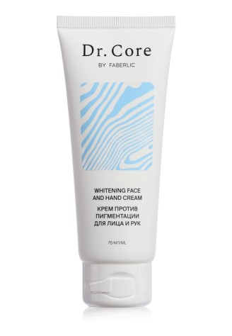 Крем против пигментации для лица и рук Dr. Core