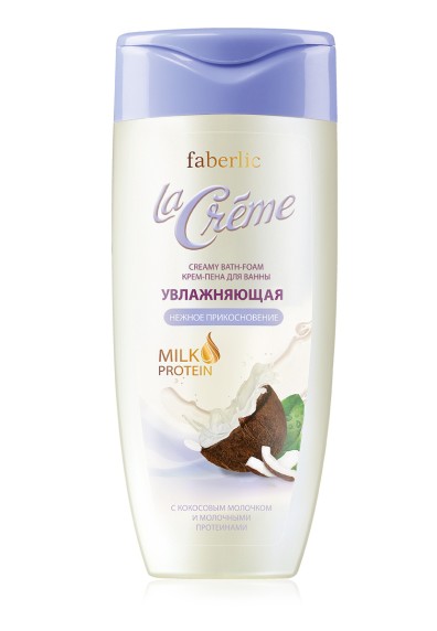 Крем-пена для ванны увлажняющая «Нежное прикосновение» La Creme