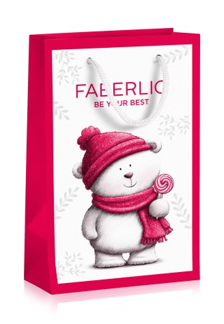 Бумажный подарочный пакет «Теплые моменты»