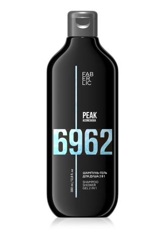 Шампунь-гель для душа 2 в 1 Energy для мужчин Peak