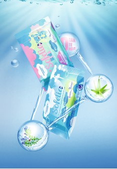 Влажная туалетная бумага «Sofelia» санитарно-гигиенического назначения