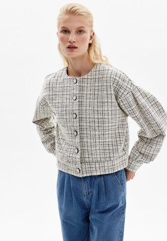 Трикотажный жакет, мультицвет