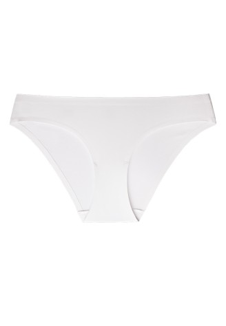Трусы-слипы бесшовные из хлопка, цвет белый