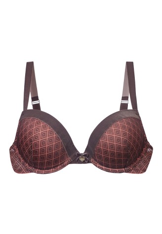Бюстгальтер пуш-ап «Орли», цвет какао