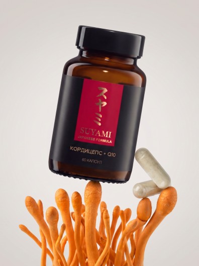 БАД к пище «Кордицепс + Q10» SUYAMI JAPANESE FORMULA