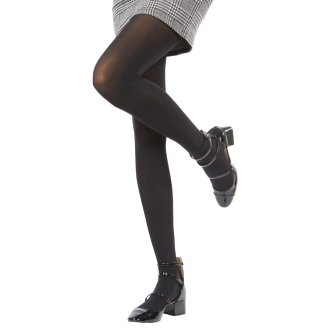 Цветные колготки, 60 den, чёрные