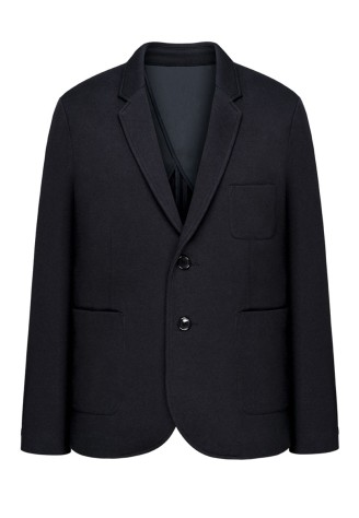 Трикотажный пиджак для мужчины, цвет темно-синий