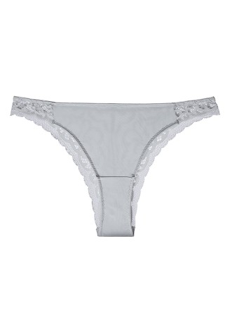 Трусы-танга Tiana cеребристо-серые