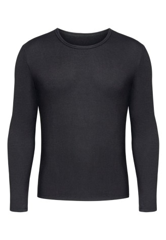 Футболка с длинными рукавами для мужчины, цвет черный