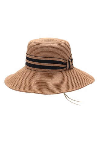 Шляпа соломенная, цвет темно-бежевый