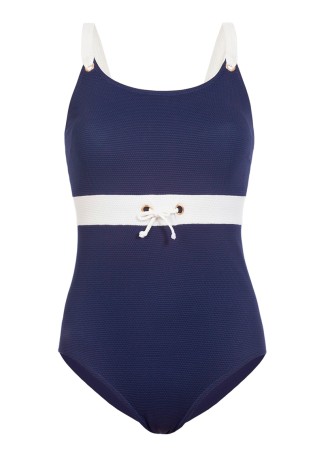 Слитный купальник, морской принт