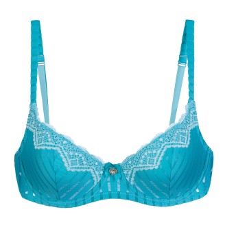 Бюстгальтер на косточках «Атлантика», цвет морской волны