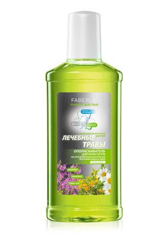Кислородный профилактический ополаскиватель для полости рта «Лечебные травы»