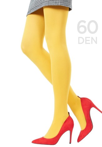Колготки, 60 den, шафрановые
