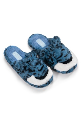 Тапочки женские «Символ года», цвет голубой