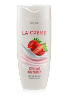 Крем-гель для душа «Спелая клубника» La Crème
