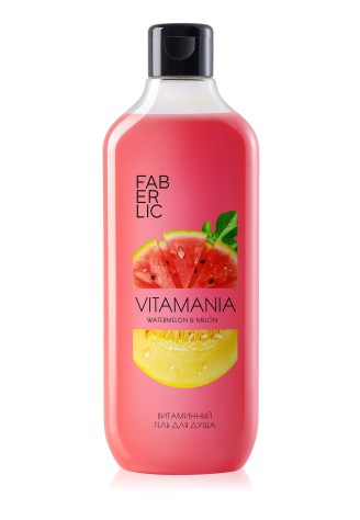Витаминный гель для душа «Арбуз и дыня» Vitamania