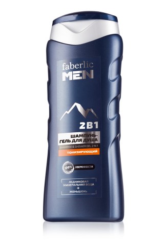 Шампунь-гель для душа 2 в 1 «Тонизирующий»