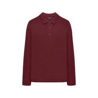 Трикотажное поло пике для мужчины, цвет пурпурный