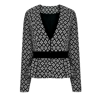 Жакет с длинным рукавом, цвет черный