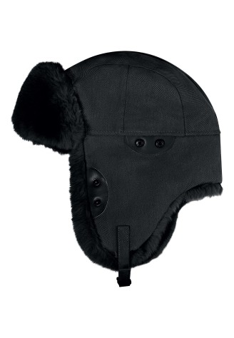 Шапка-ушанка, цвет графит