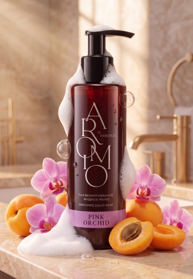 Парфюмированное жидкое мыло Pink Orchid