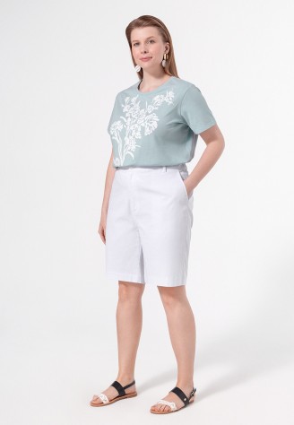 Шорты, цвет белый