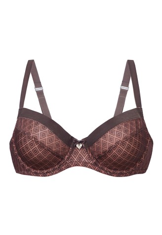 Бюстгальтер на косточках «Орли», цвет какао