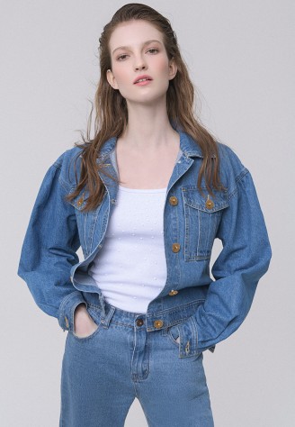 Джинсовая куртка, цвет синий