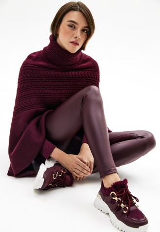 Кроссовки Julia, цвет бордовый