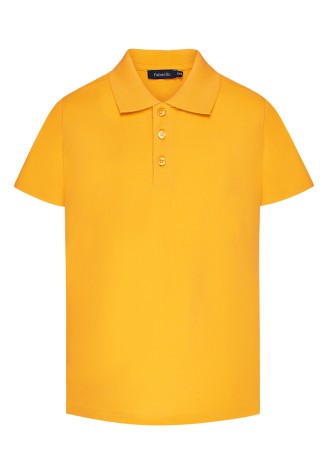 Поло для мальчика, цвет светло-оранжевый