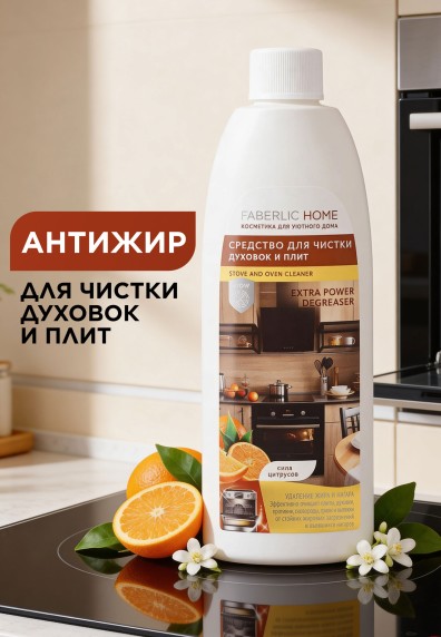 Средство для чистки духовок и плит «Сила цитрусов» Faberlic Home