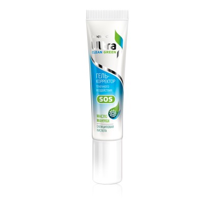SOS гель-корректор точечного воздействия Ultra Clean Ultra Green