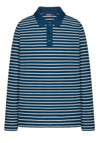 Трикотажное поло пике для мужчины, цвет темно-бирюзовый