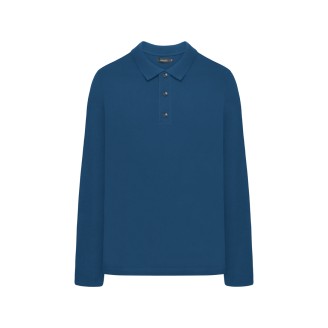 Трикотажное поло пике для мужчины, цвет темно-бирюзовый